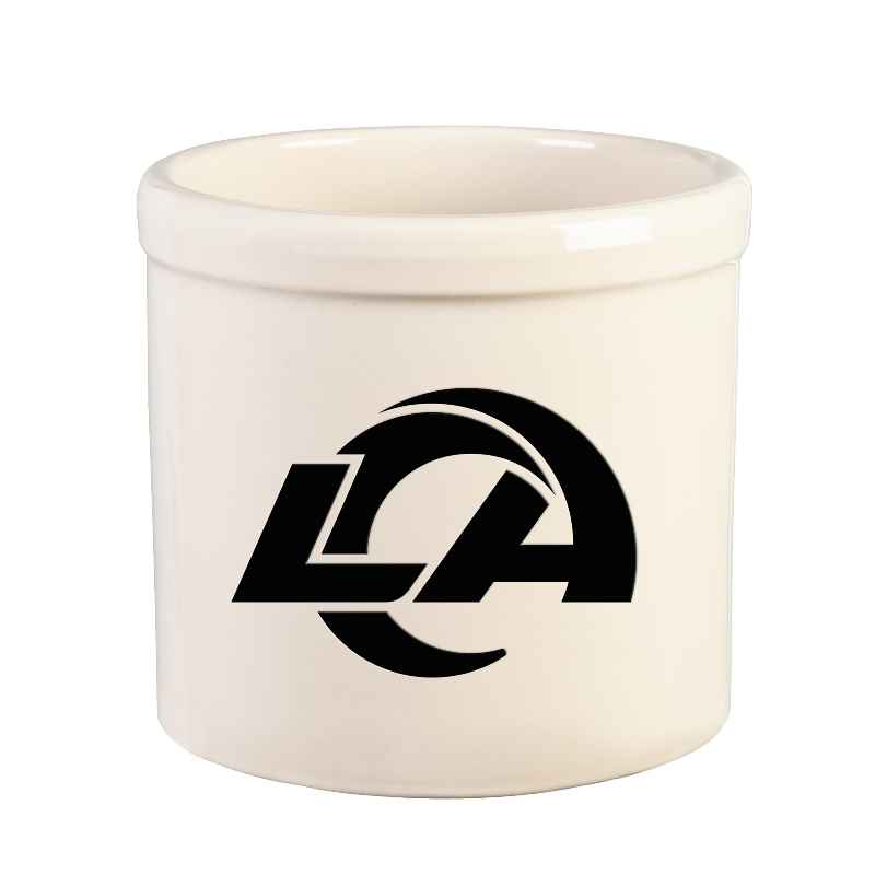 NFL Team Logo Stoneware Crock - Los Angeles Rams